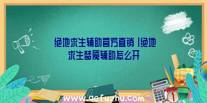 「绝地求生辅助官方直销」|绝地求生梦魇辅助怎么开